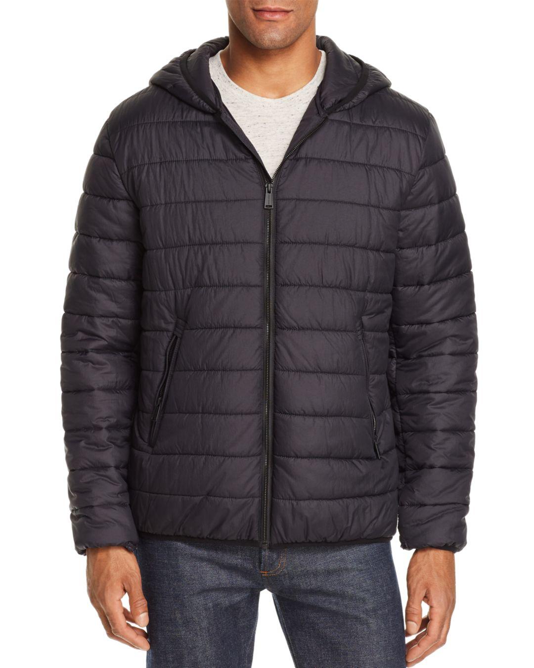 Cole Haan Synthetic 2-in-1 Bonded Quilted Jacket & Parka in Navy (Blue ...