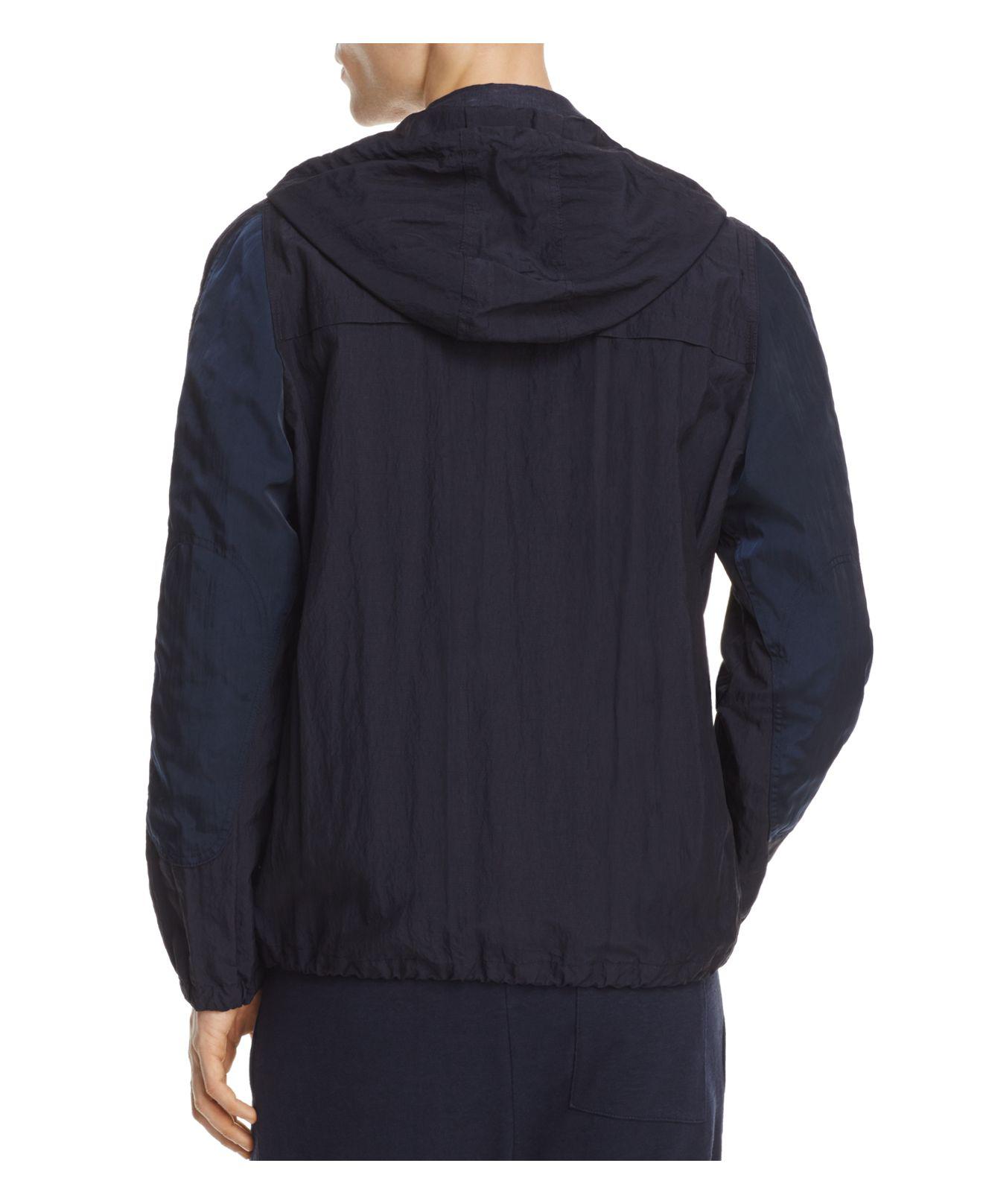 Lyst Vince Windbreaker Jacket in Blue for Men