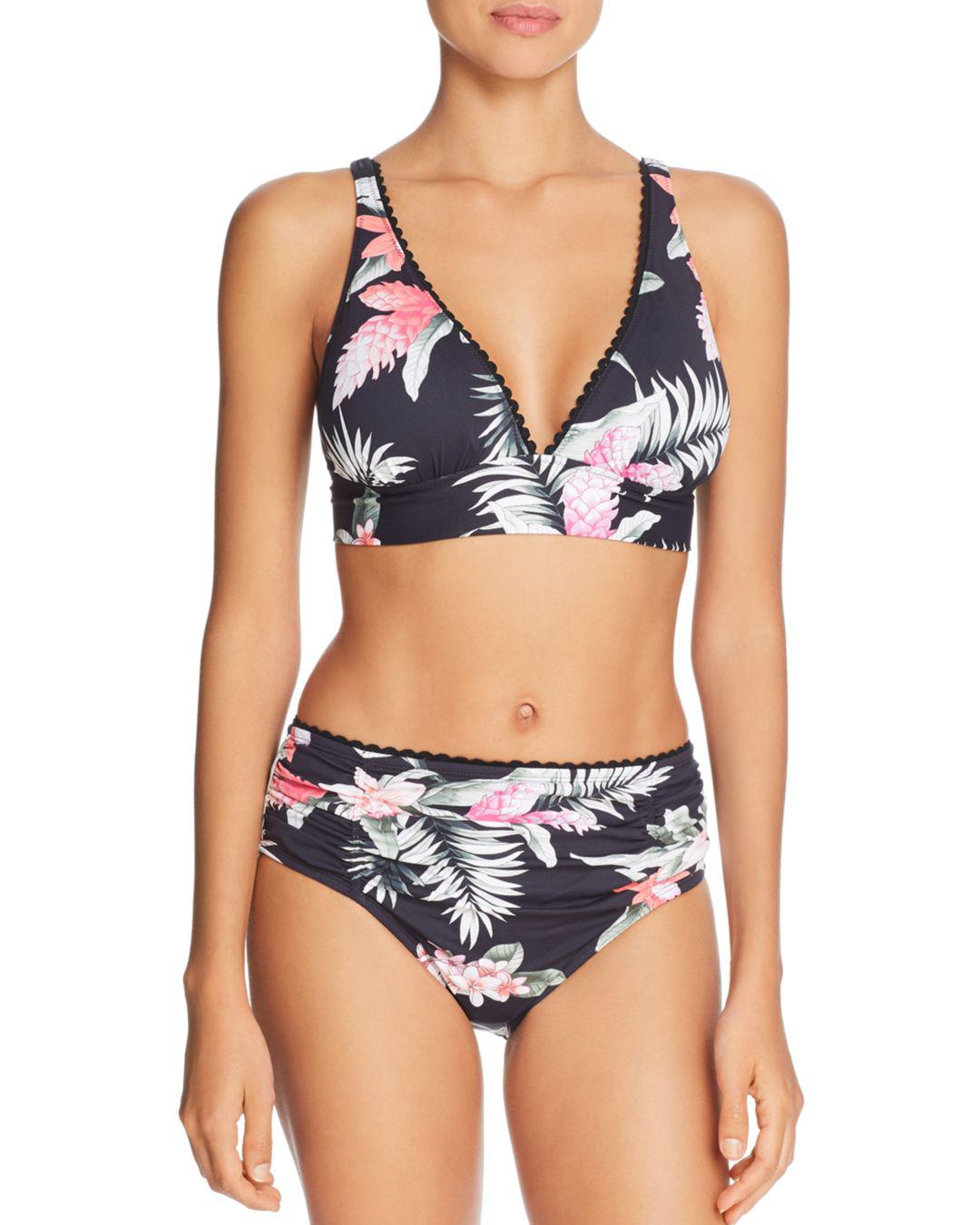 ginger flowers ruffle swim dress