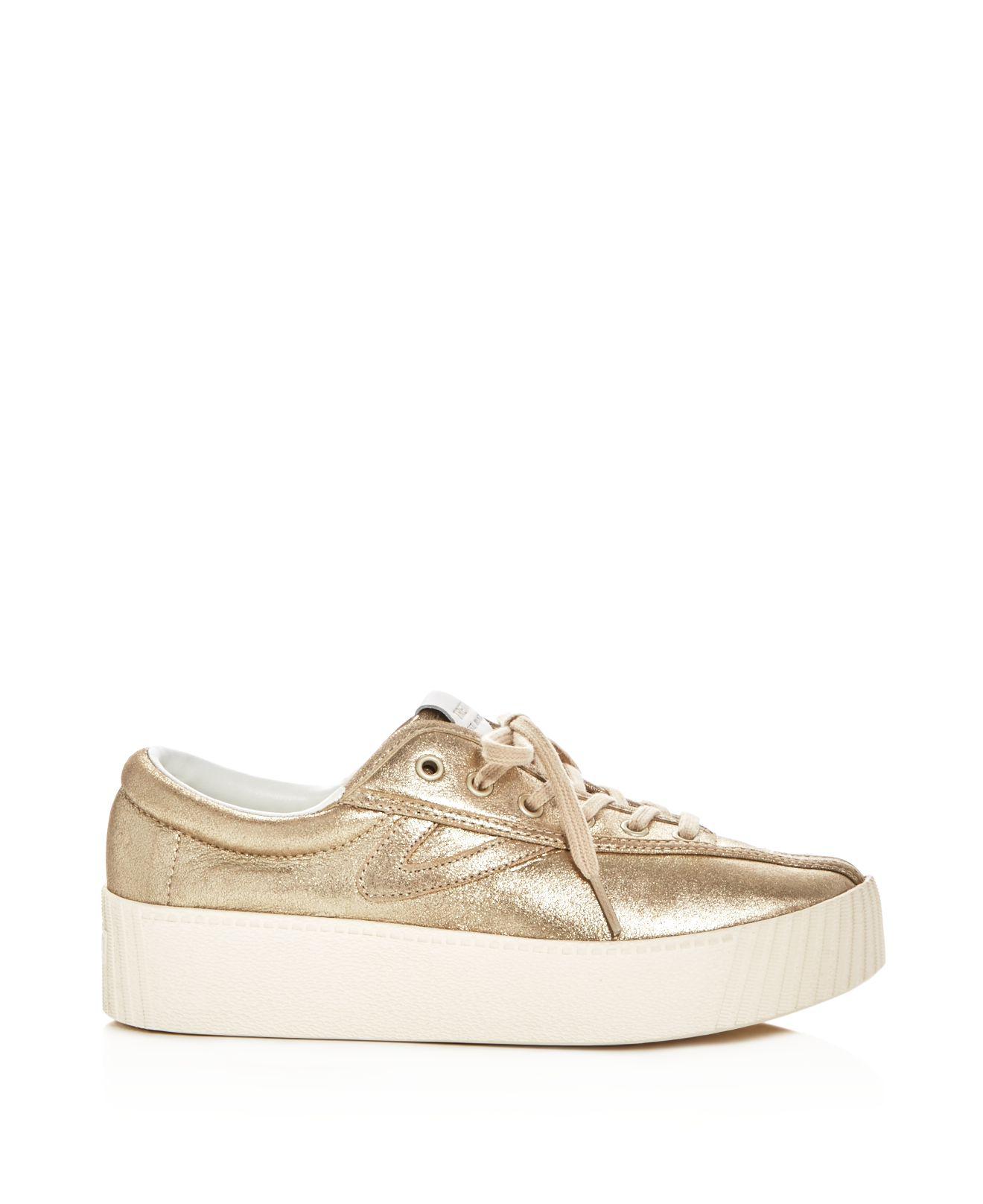tretorn metallic sneakers