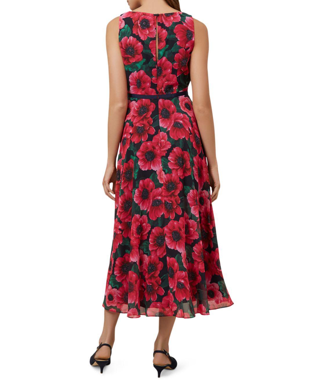 hobbs carly dress raspberry