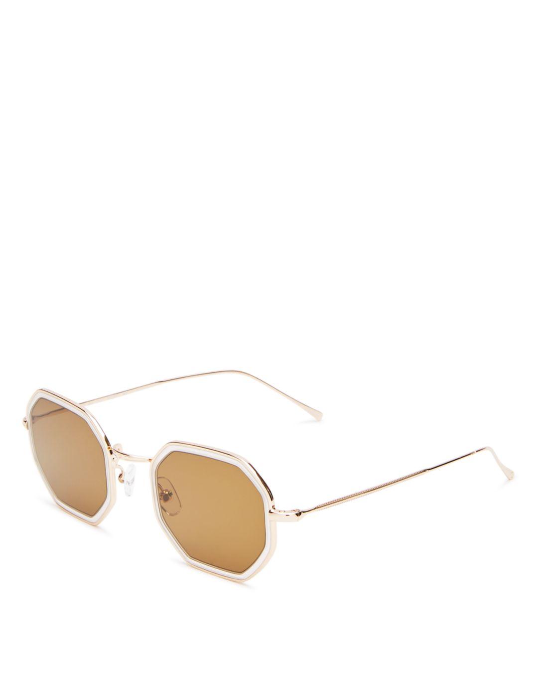 Illesteva Unisex Dylan Tate Octagonal Sunglasses | Lyst