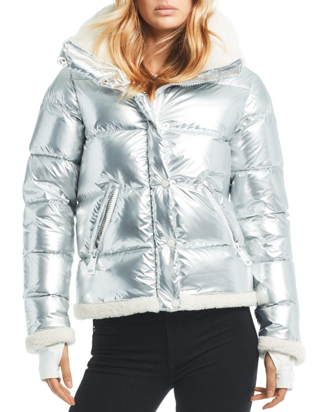 sam silver puffer jacket