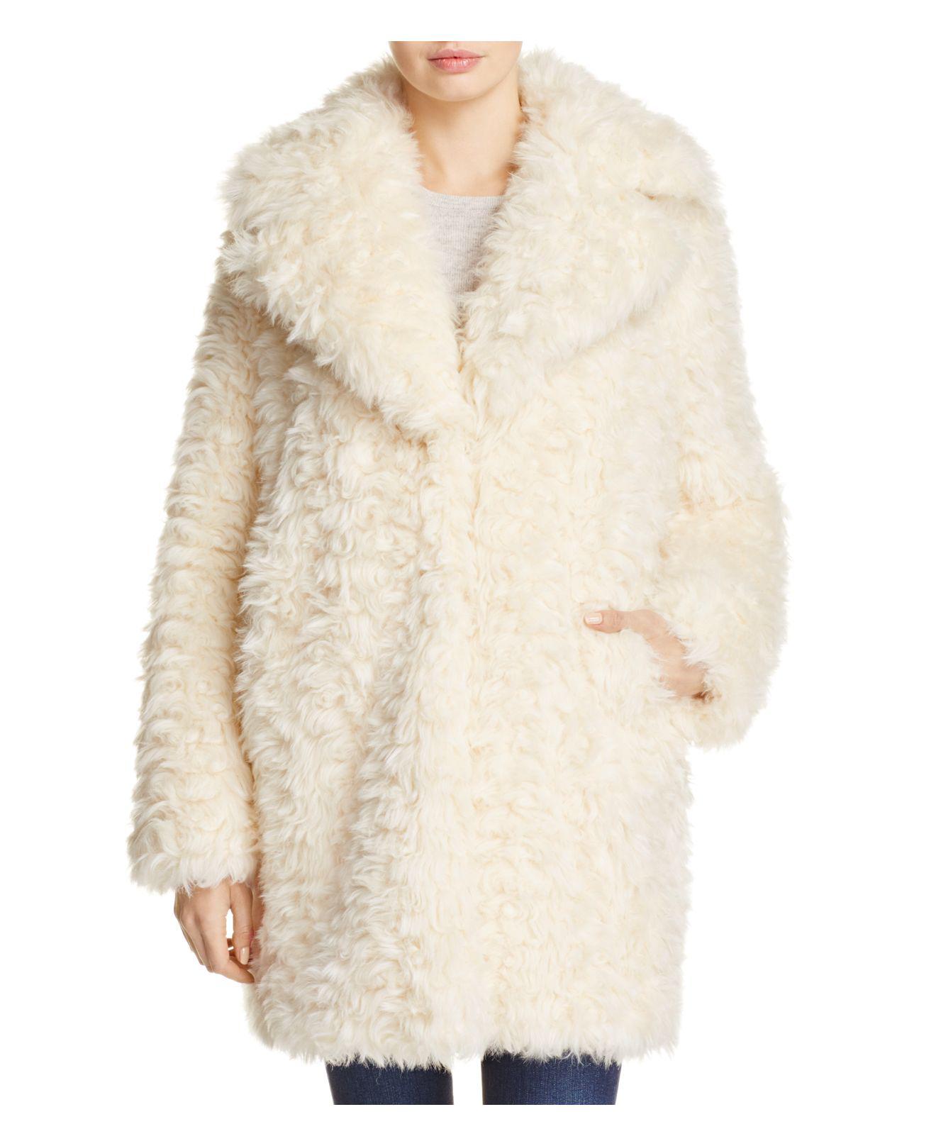 Kendall and kylie faux fur coat Clearance