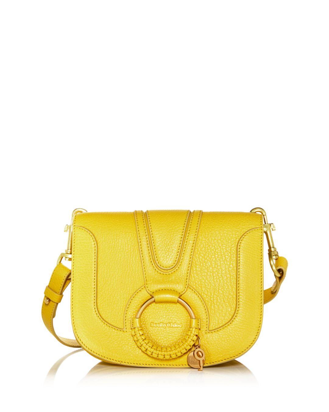 See By Chloé Hana Leather Crossbody in Yellow | Lyst