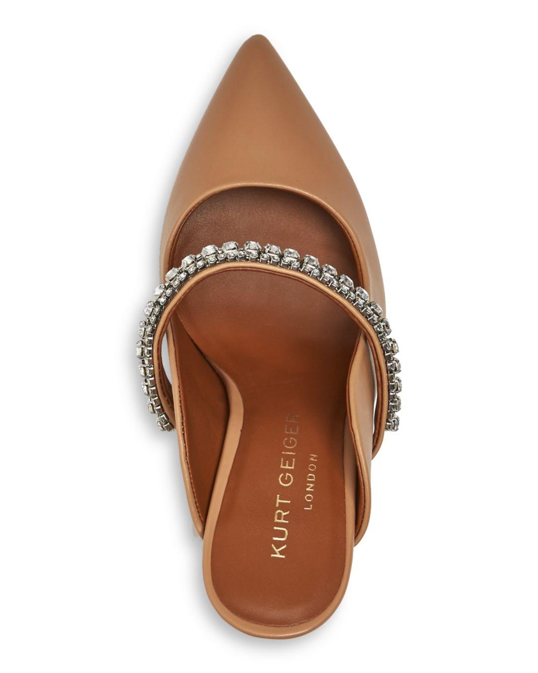 Kurt Geiger Leather Duke Embellished 
