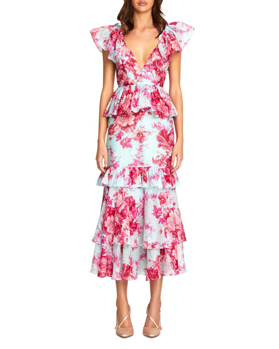 flamingo tea dress