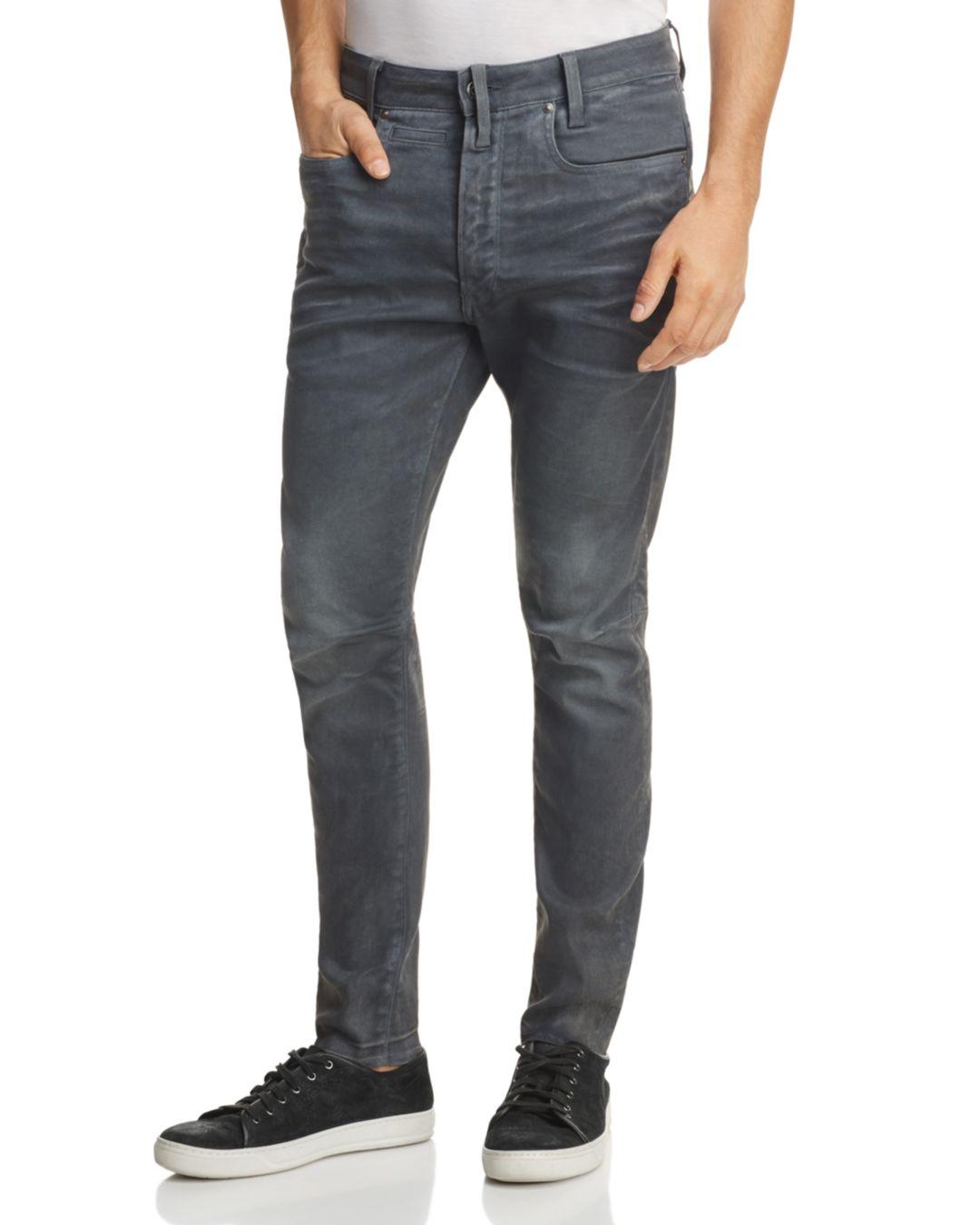 G-Star RAW Denim G - Star Raw D - Staq 3d Super Slim Jeans In Dark Aged  Cobbler Blue for Men - Lyst