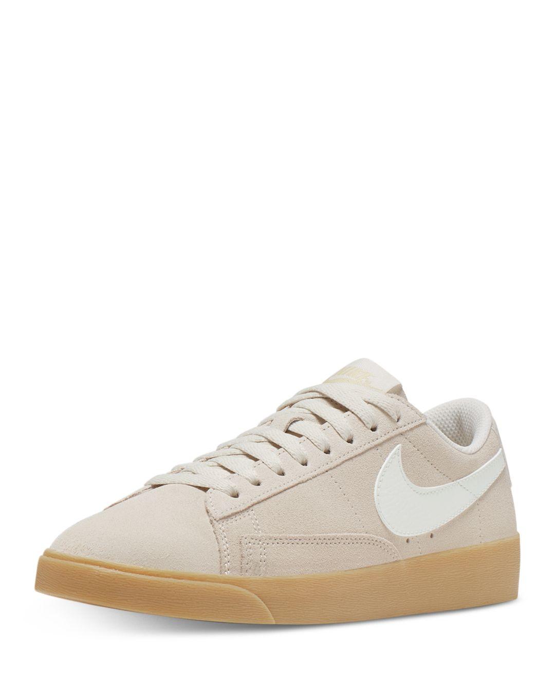 Nike Synthetic Women S Blazer Low Top Sneakers In White Lyst