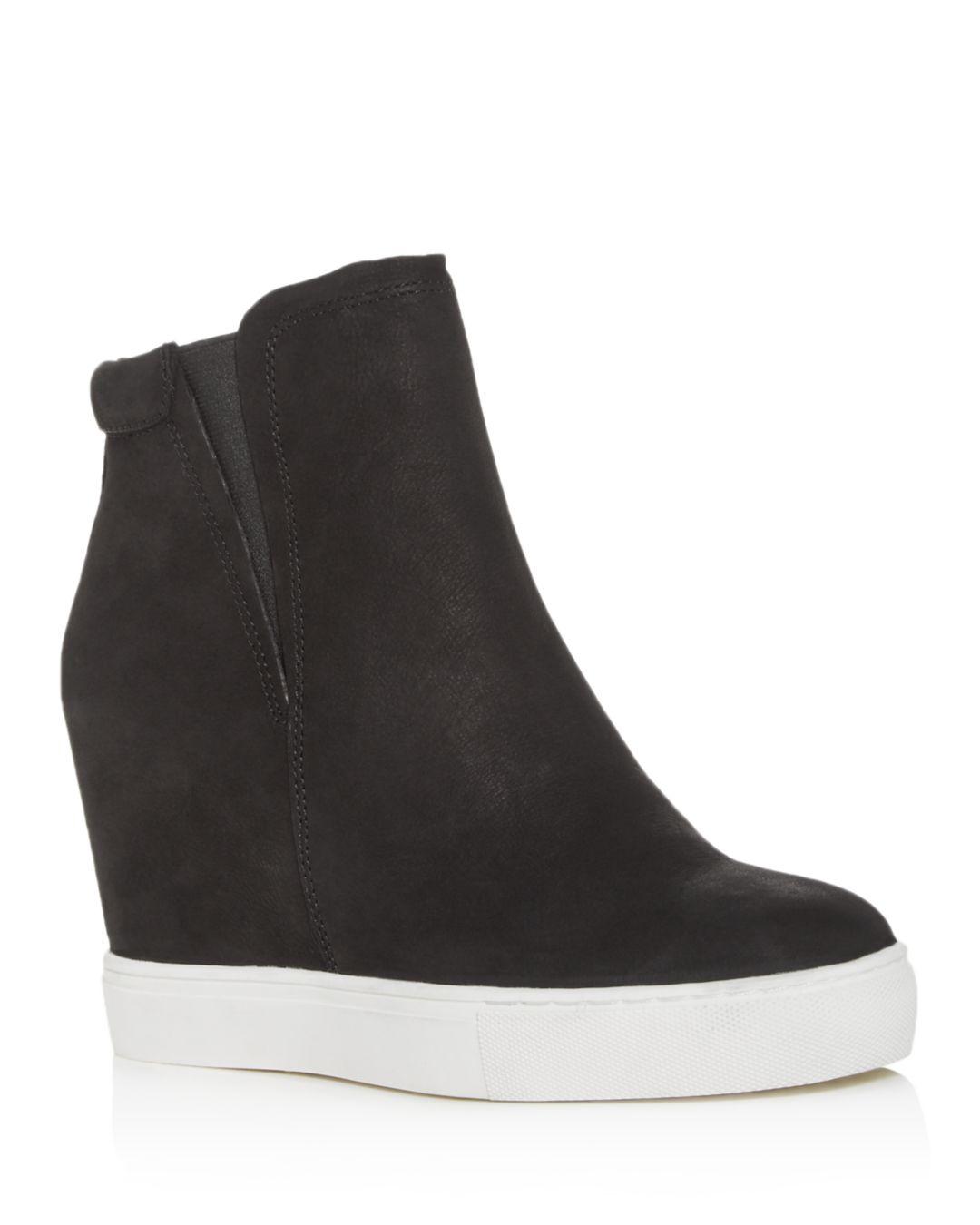 high top pull on sneakers