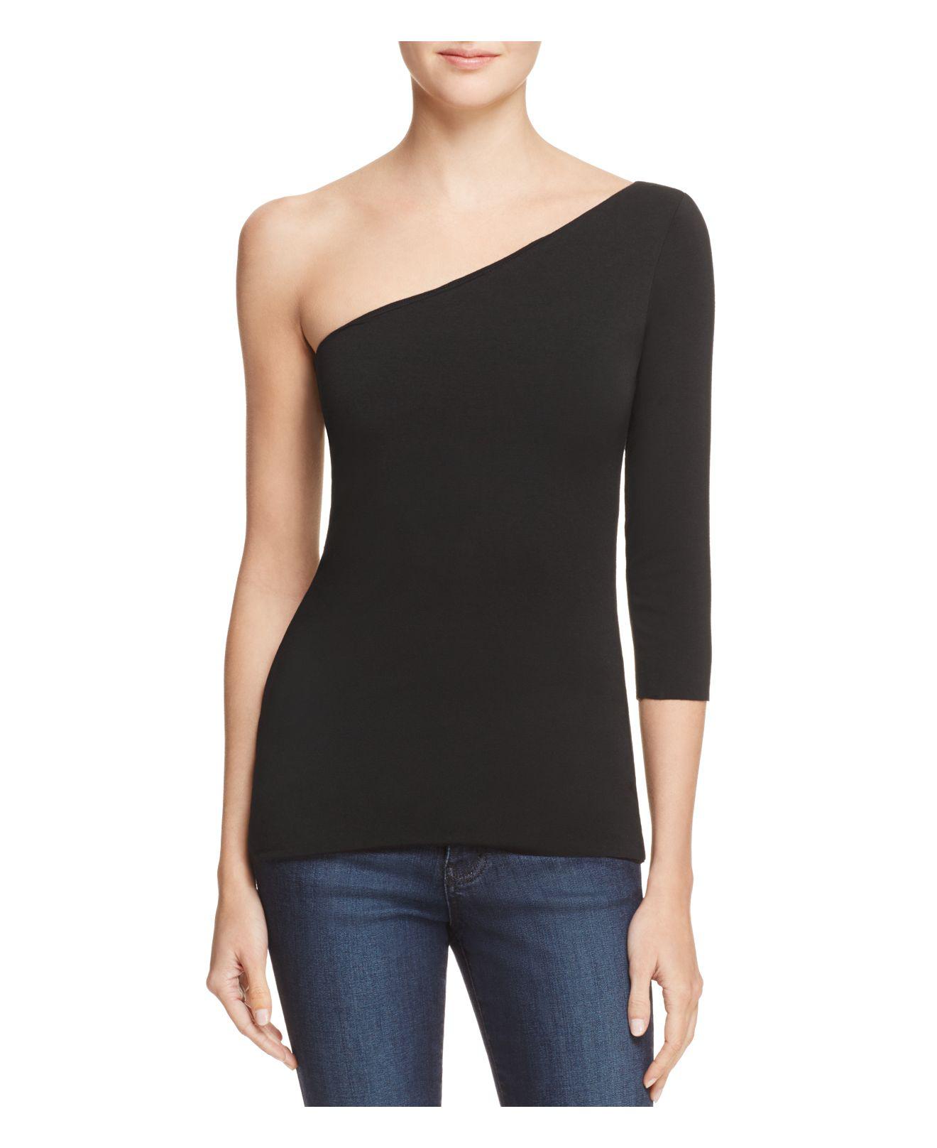 Bailey 44 Anabolic One-shoulder Top in Black | Lyst