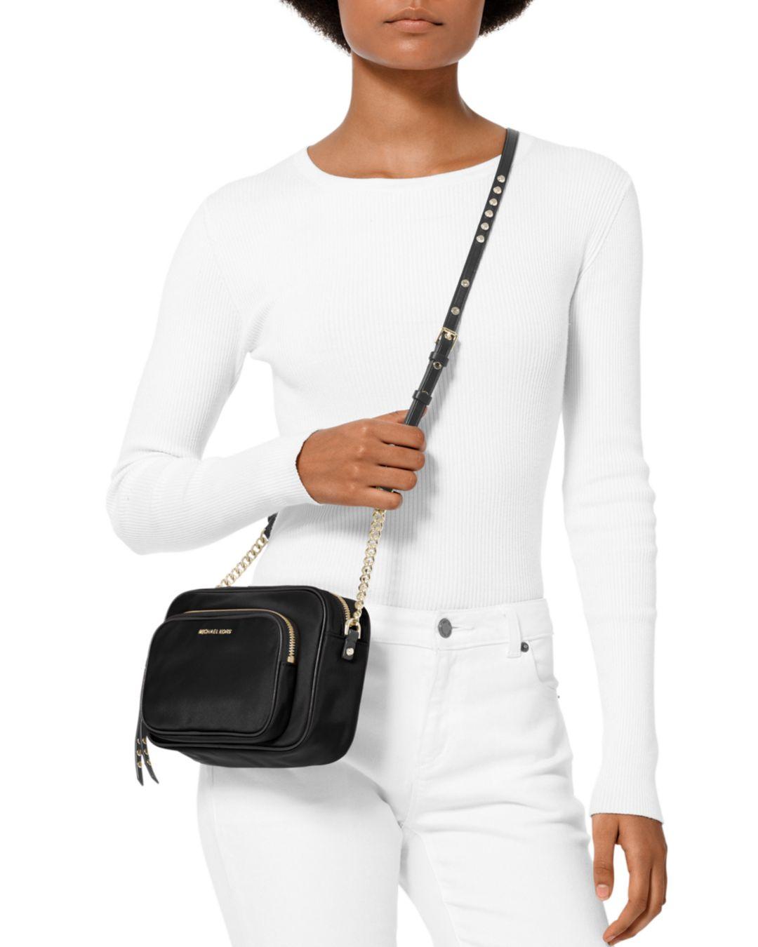 michael kors large camera bag