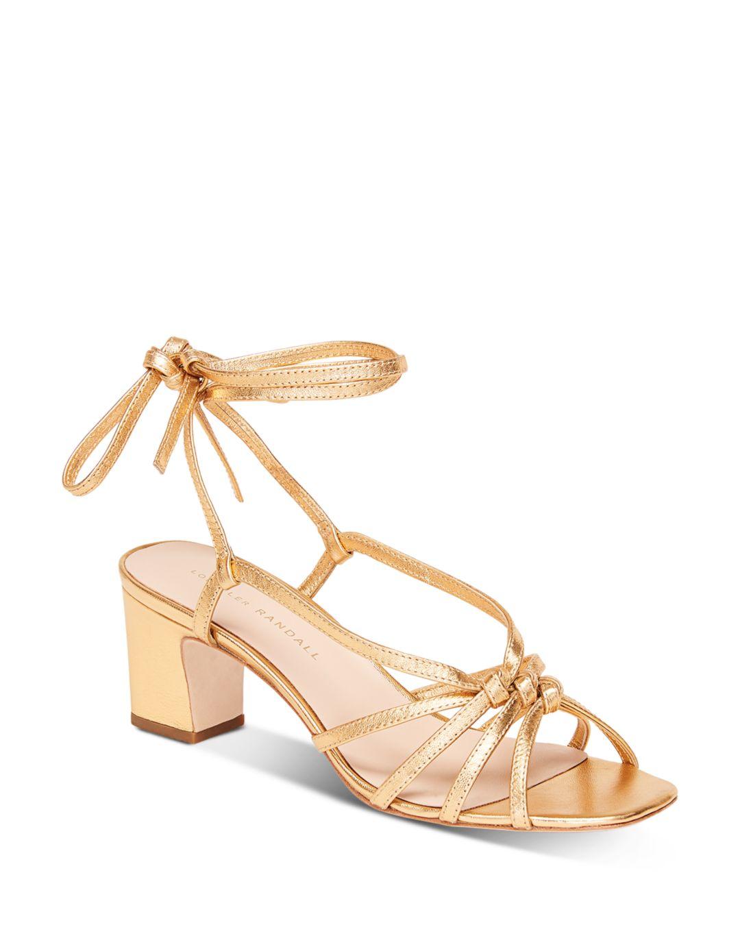loeffler randall gold flats
