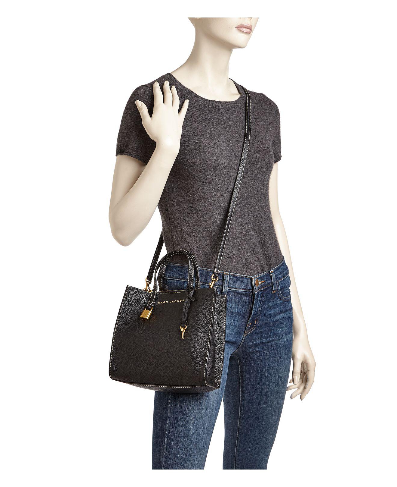 Marc Jacobs The Mini Grind Leather Crossbody Lyst