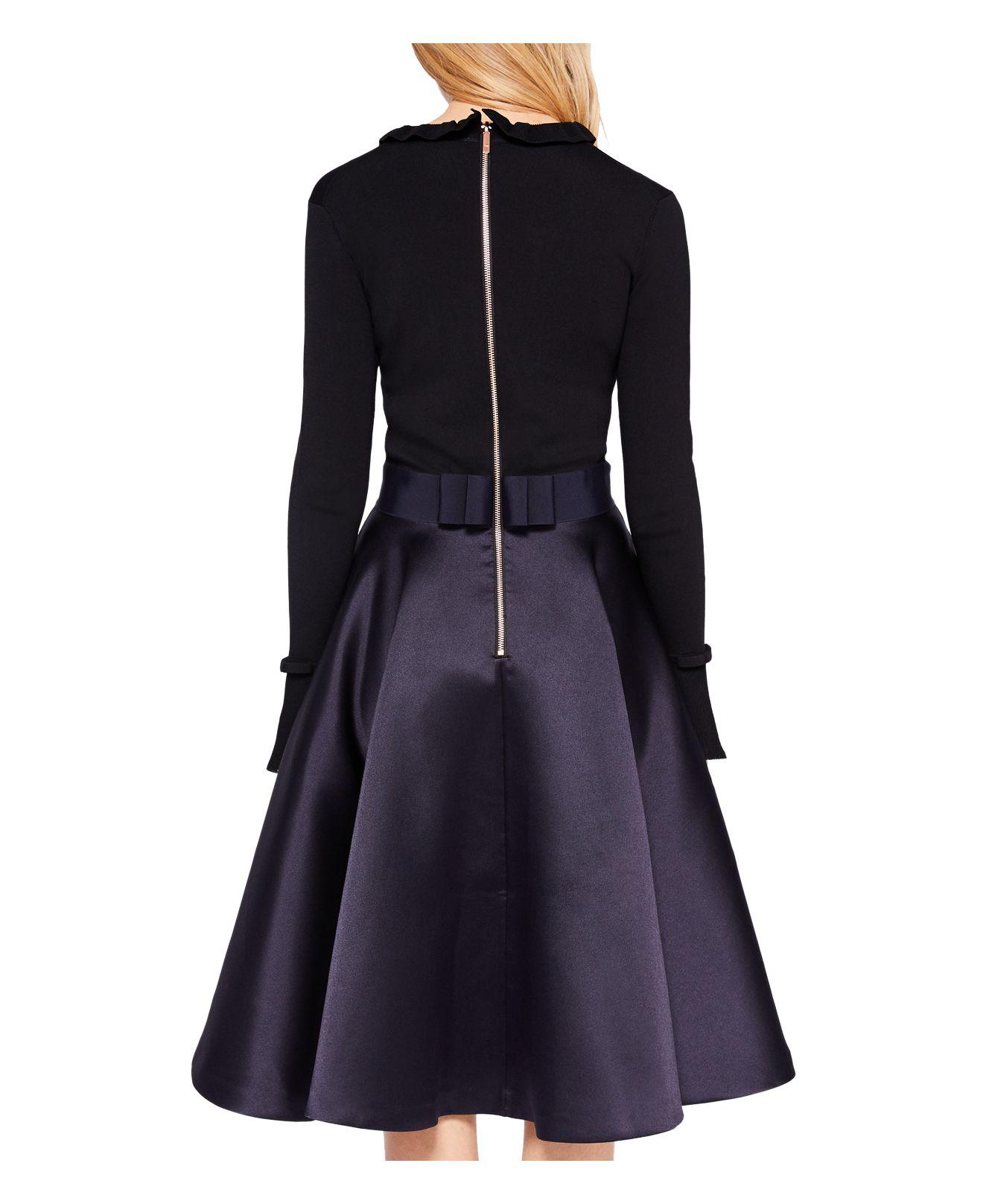 zadi frill cuff dress