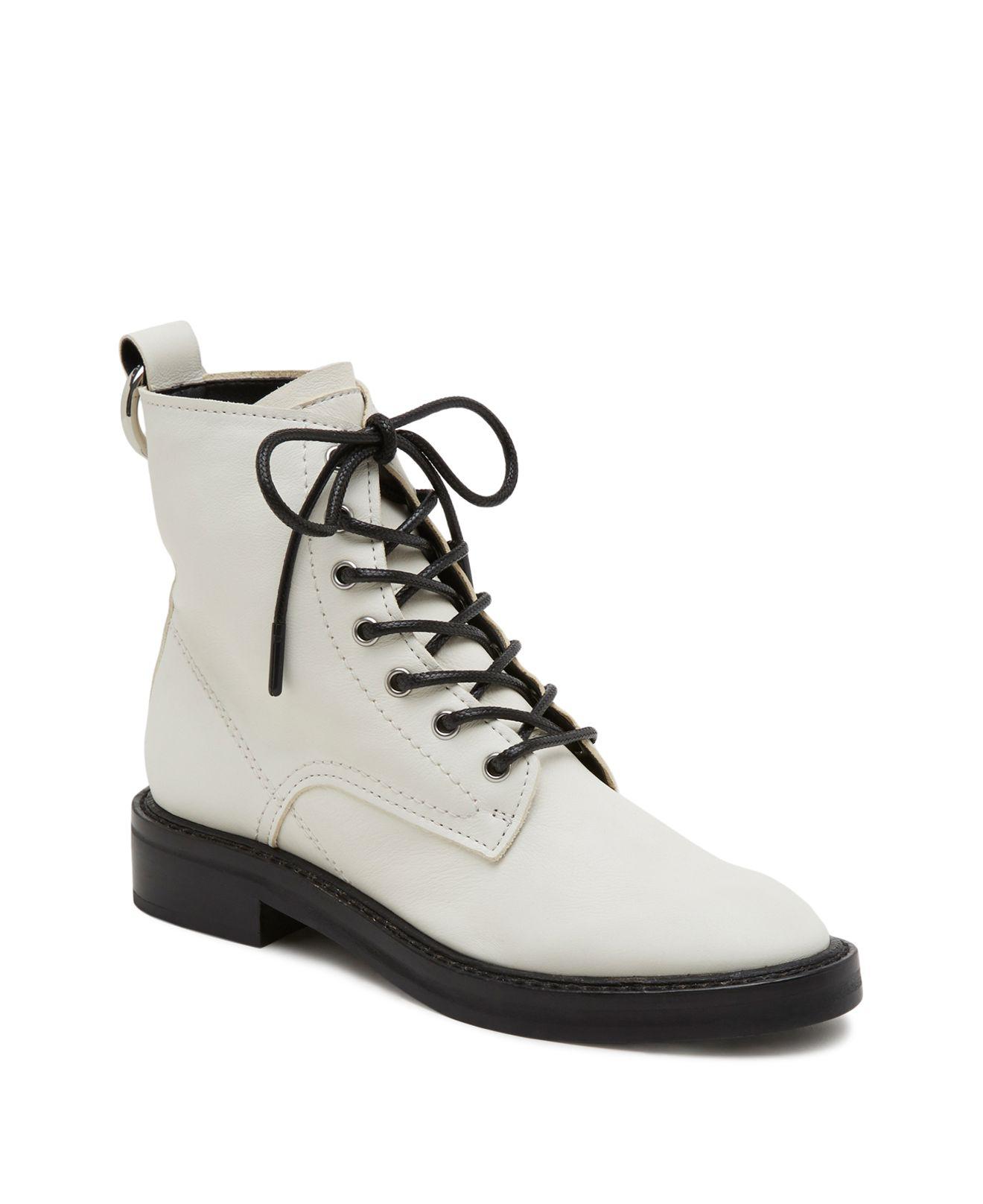 dolce vita white combat boots