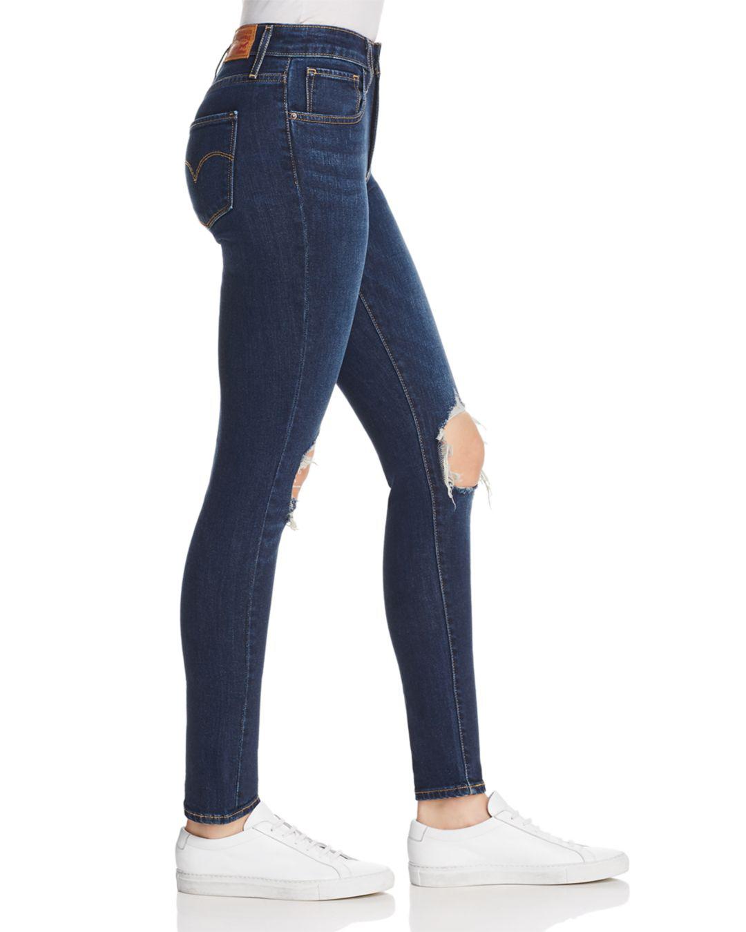 levi's 721 high rise skinny rough day