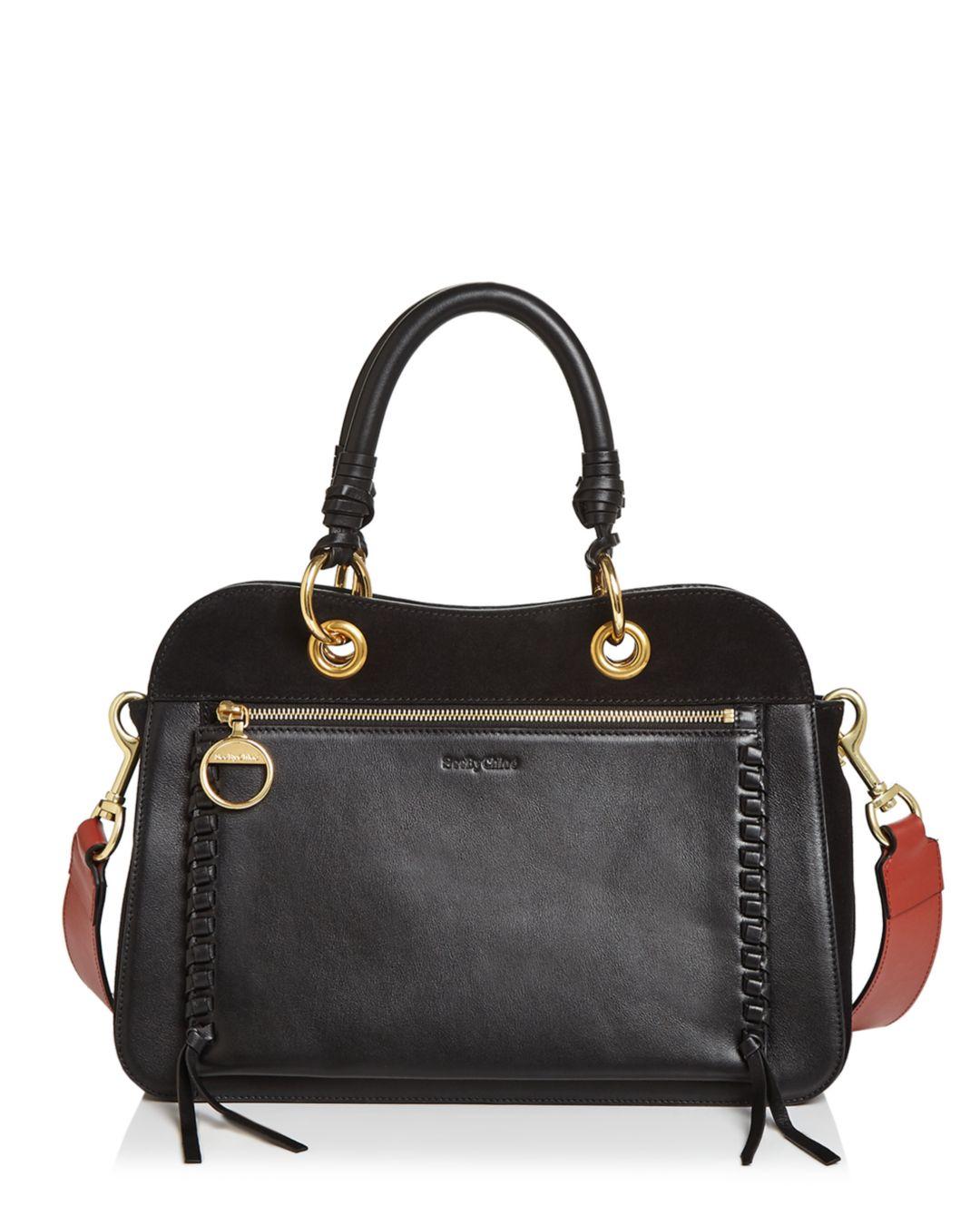 See By Chloé Tilda Leather Shoulder Bag in Black Lyst