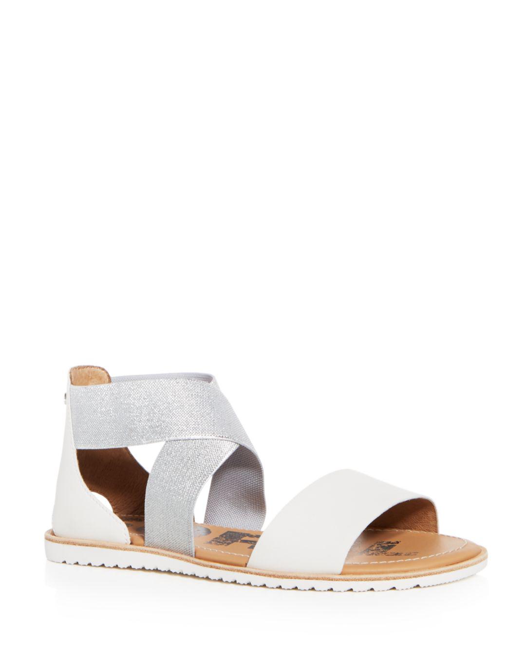 sorel ella cross strap sandal