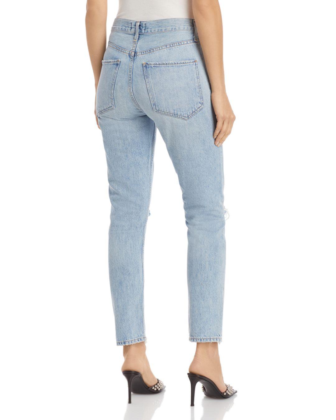 agolde jamie high rise tapered jeans
