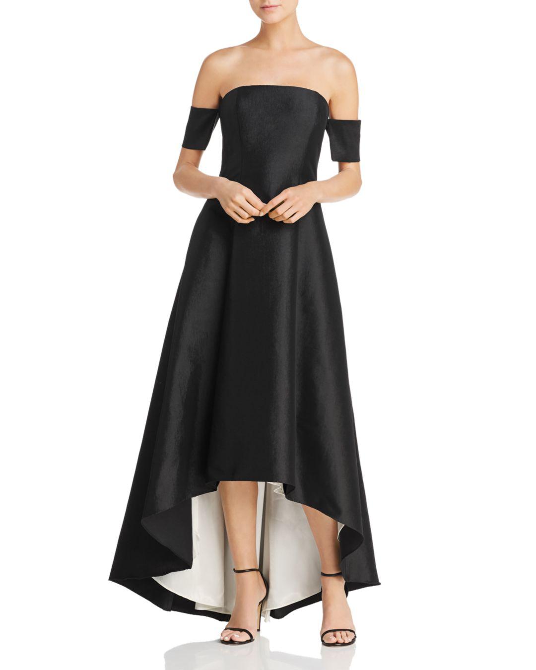 betsy and adam high low gown