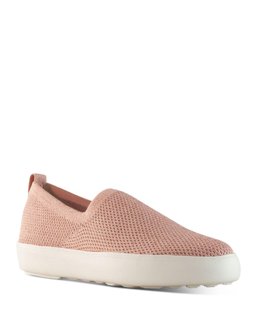 Cougar Shoes Hint Stretch Slip On Platform Sneakers in Pink | Lyst