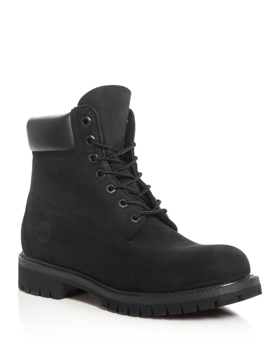 Timberland Leather Men's Premium Waterproof Boots in Black for Men - Lyst