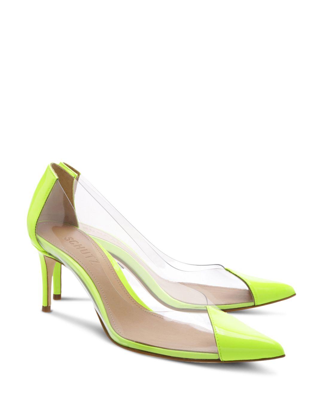 schutz garthy pointy toe pump