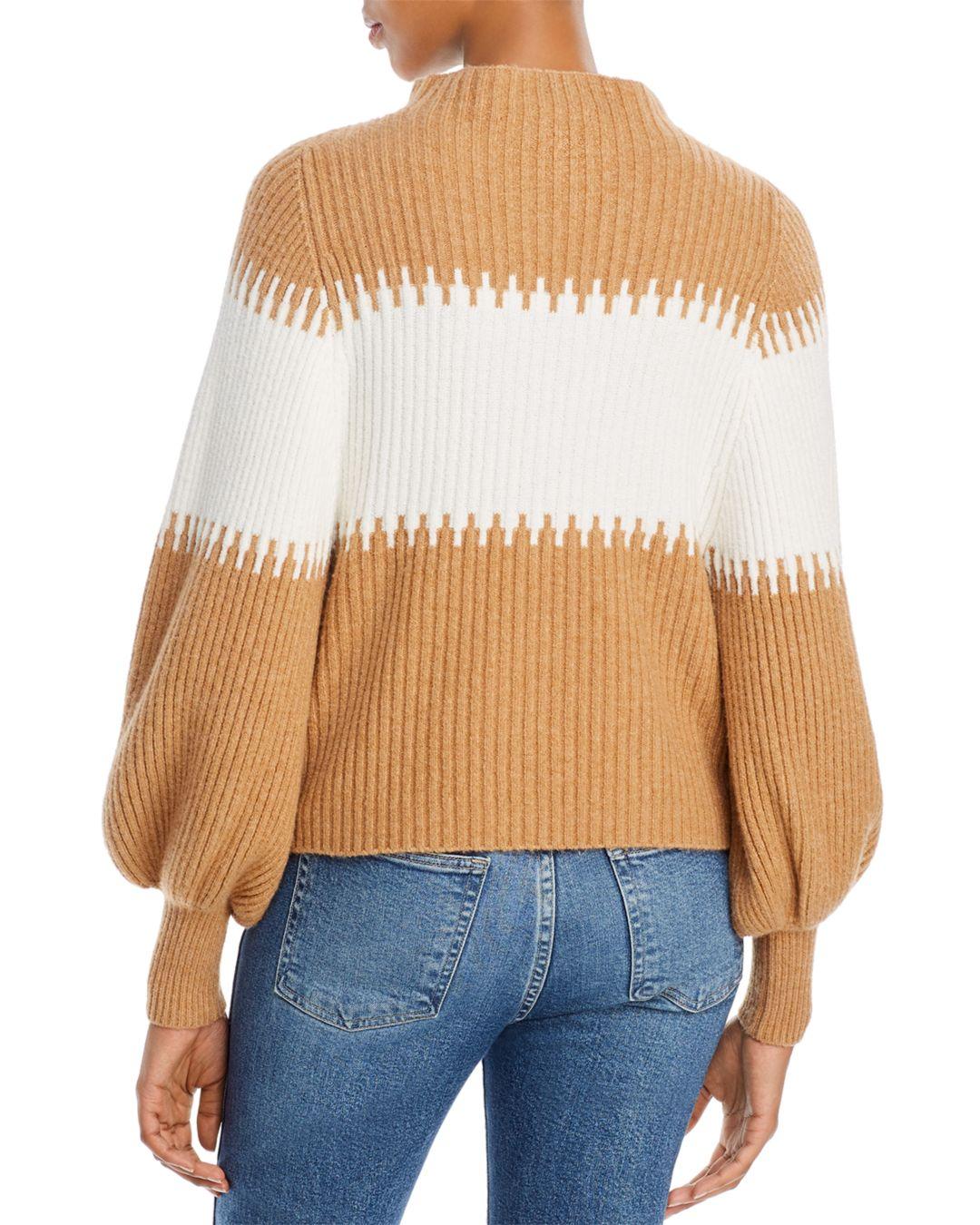 french connection puff sleeve sweater