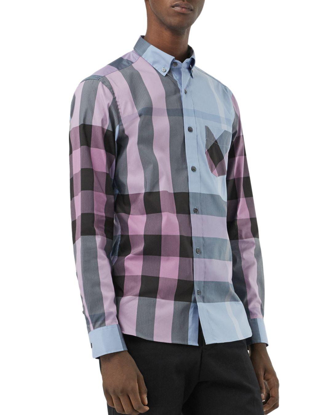 burberry slim fit shirt