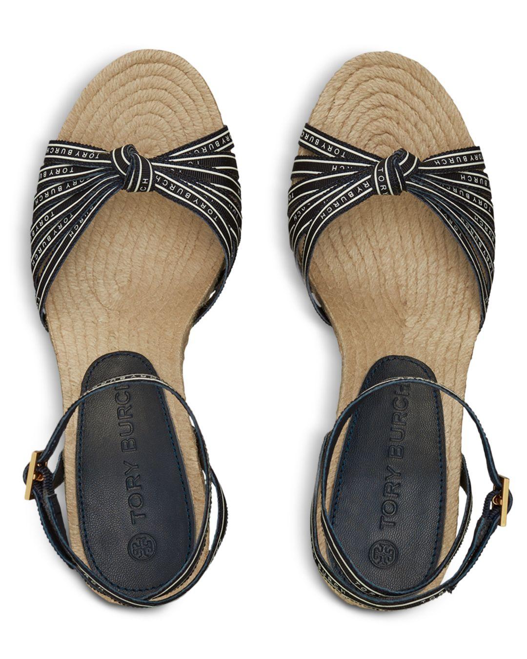 tory ribbon wedge espadrille