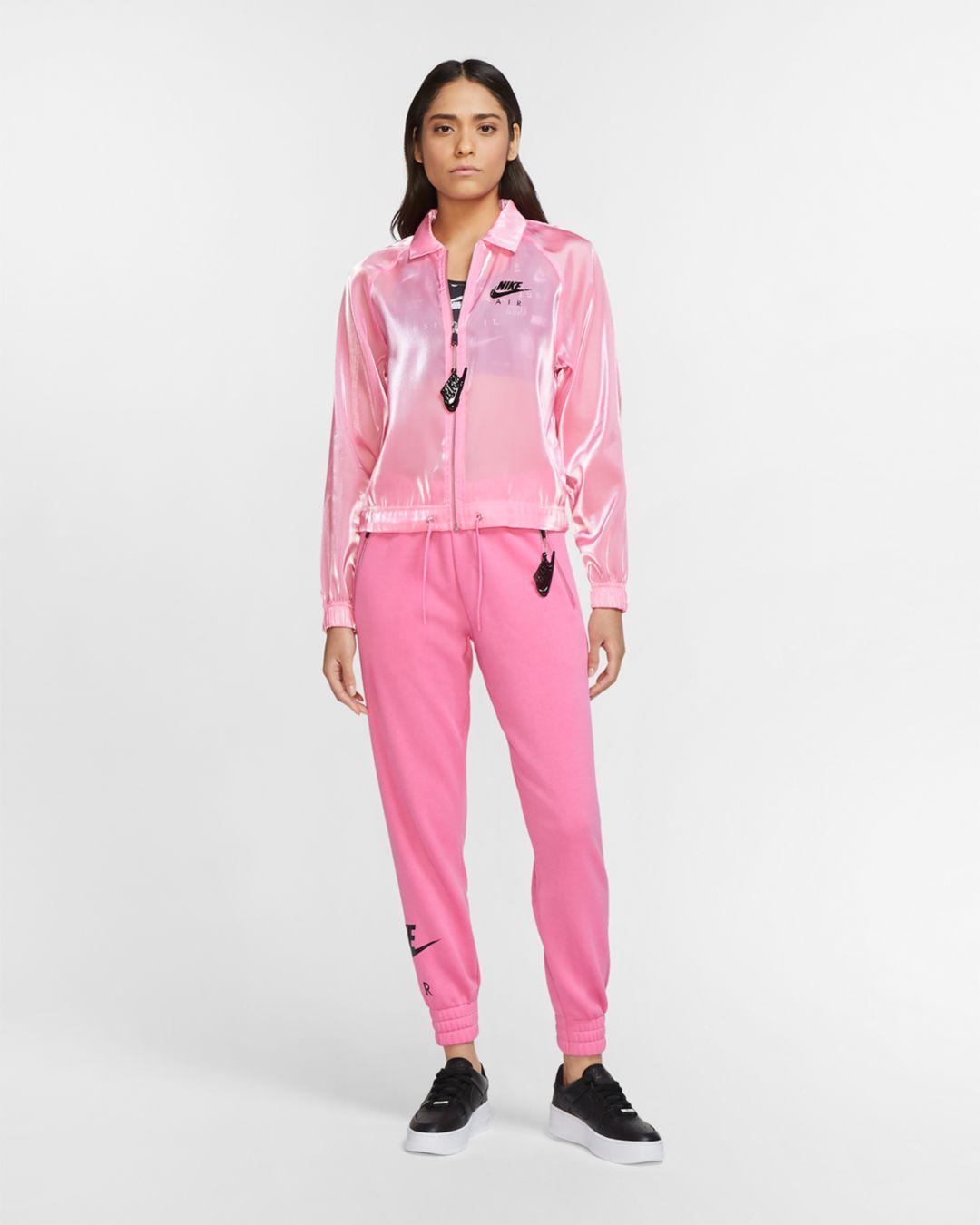 nike air pink jacket