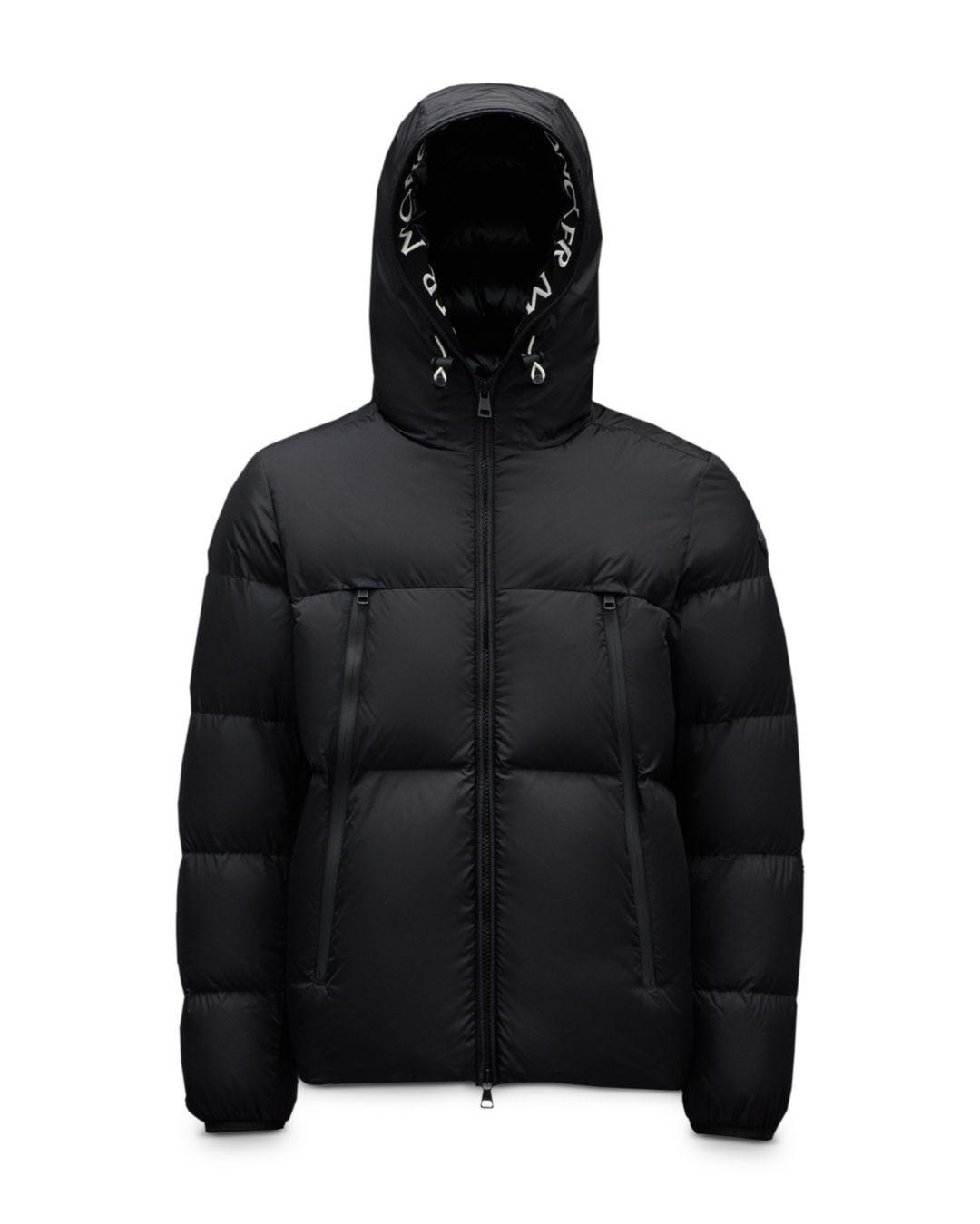 moncler red black jacket