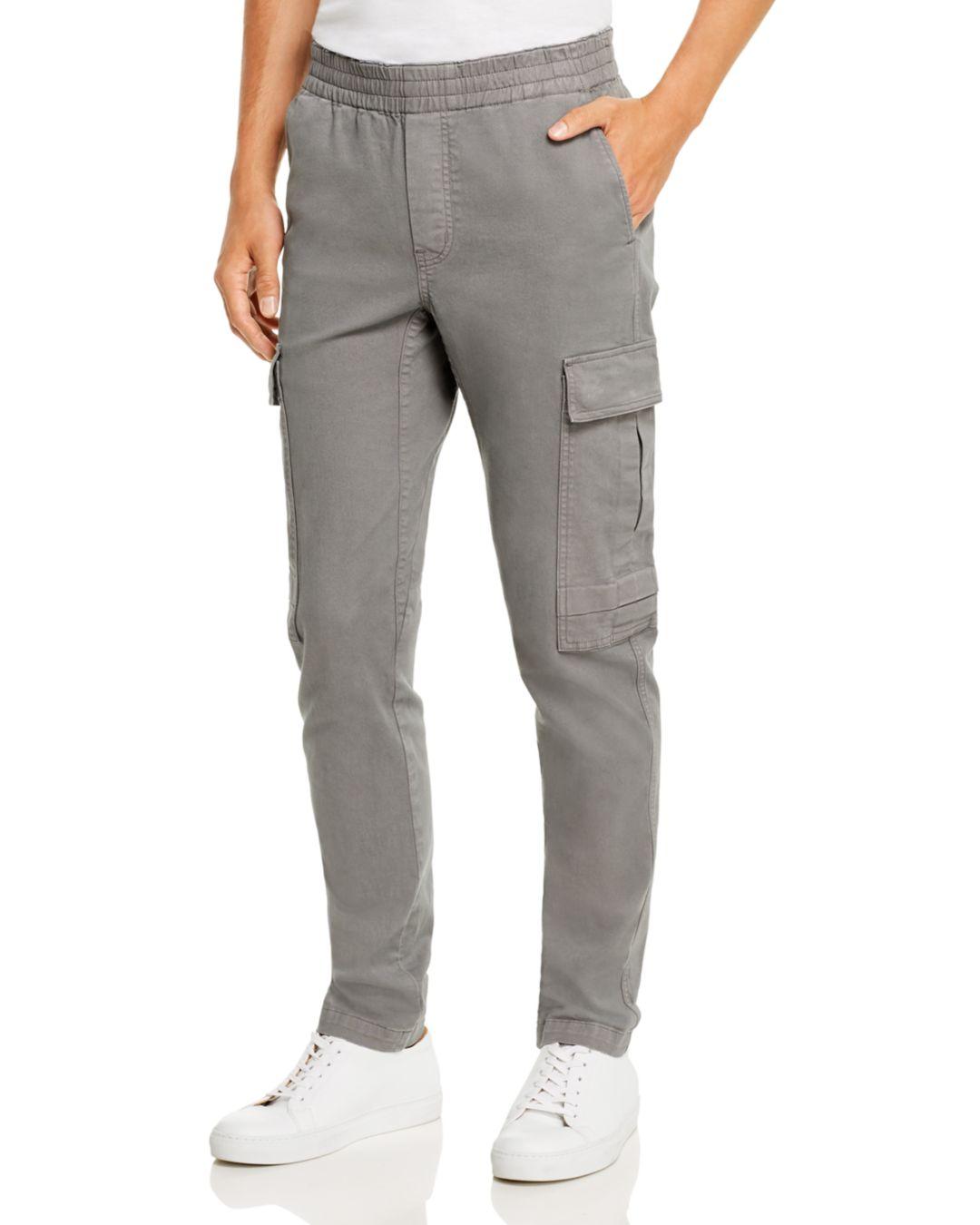 J Brand Cotton Fenix Regular Fit Cargo Pants in Gray for Men - Lyst