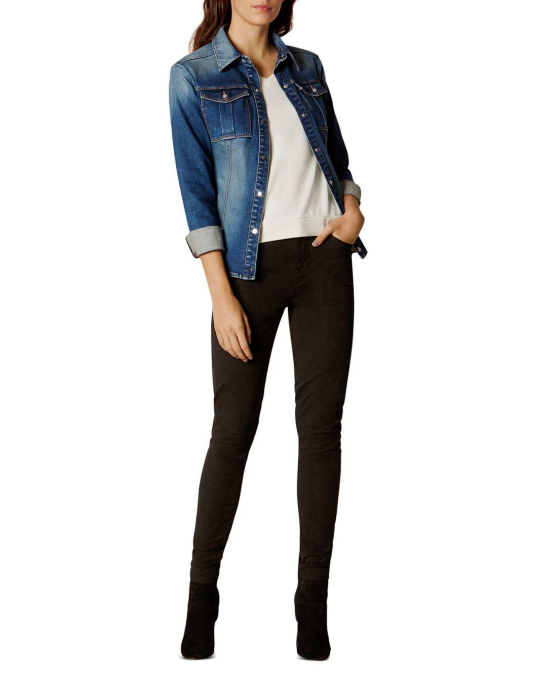 karen millen denim jacket
