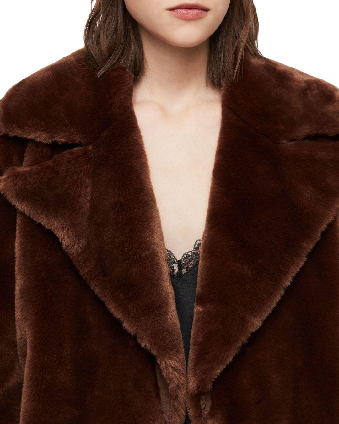 all saints amice leopard jacket