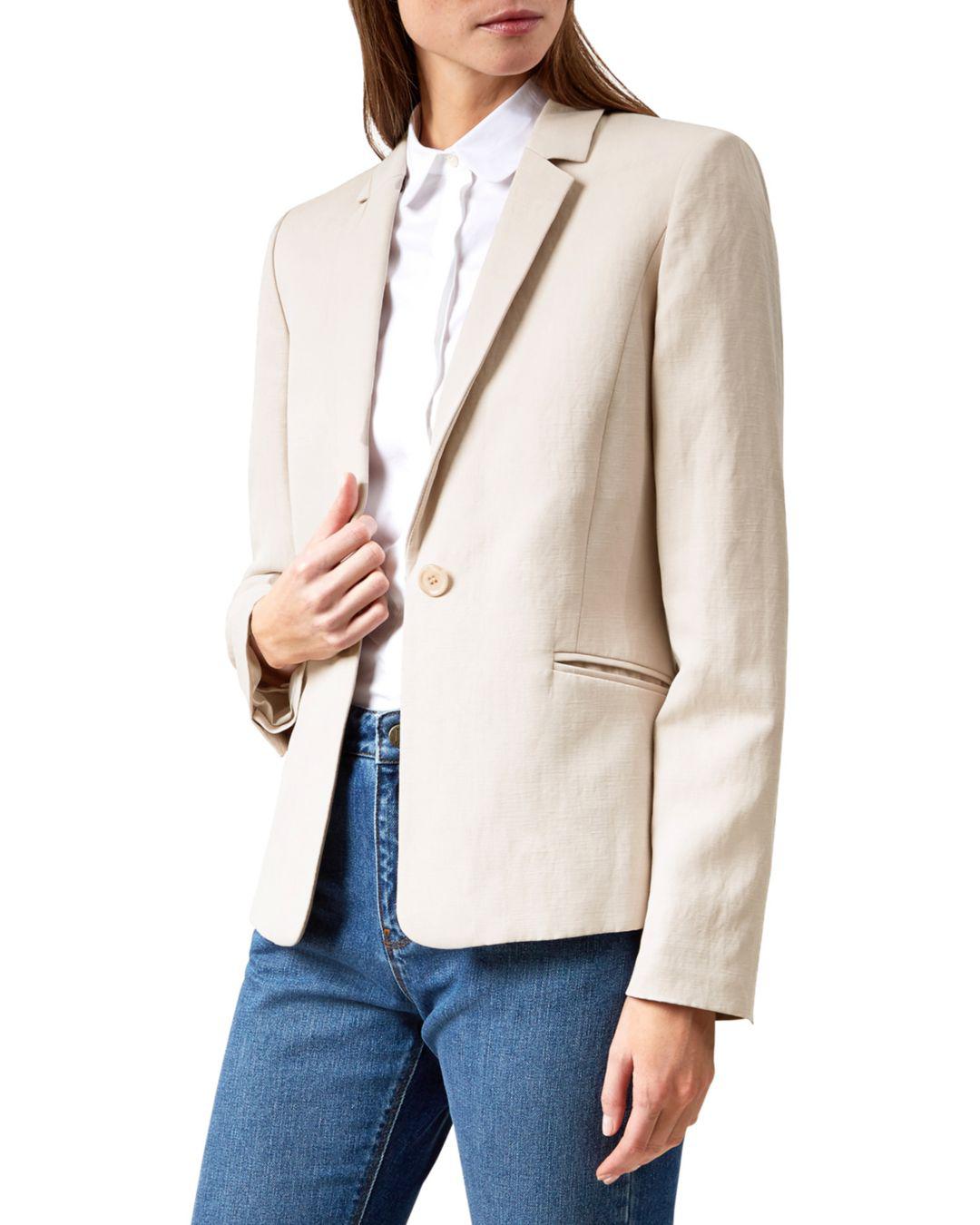 Hobbs Natalie Blazer in Pale Pink (Pink) Lyst