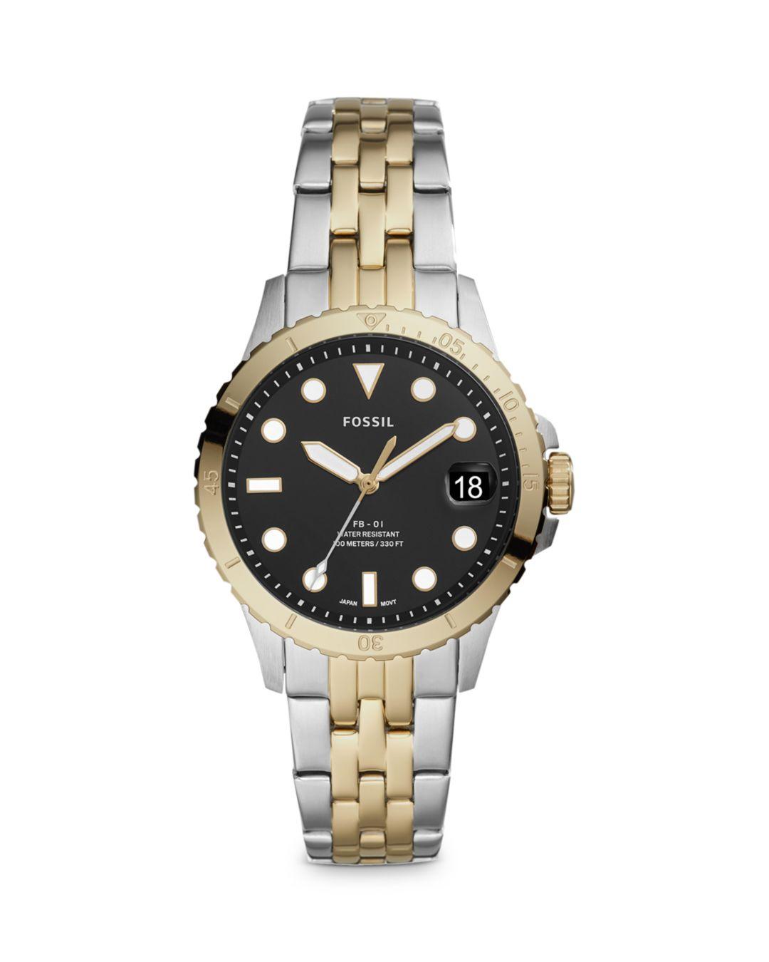Fossil Fb - 01 Watch in Metallic | Lyst
