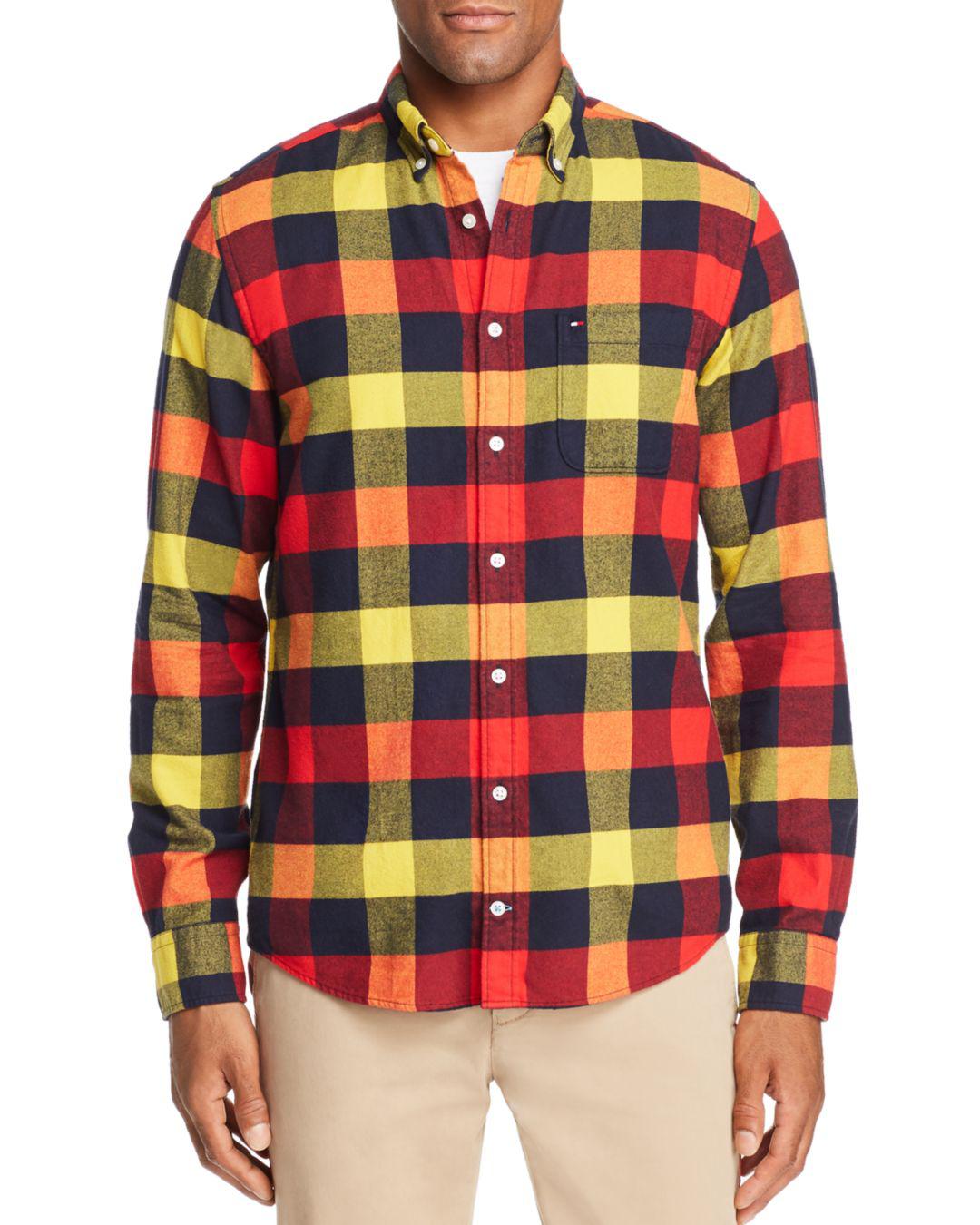 hilfiger flannel shirt