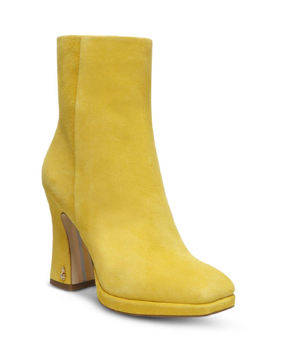 sam edelman yellow heels
