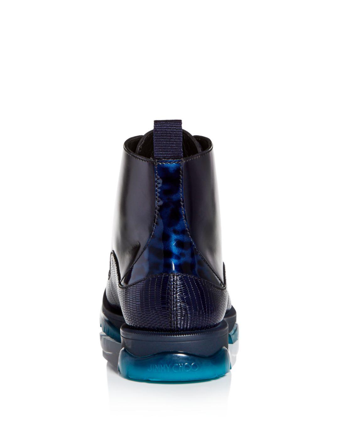 jimmy choo man blue boots