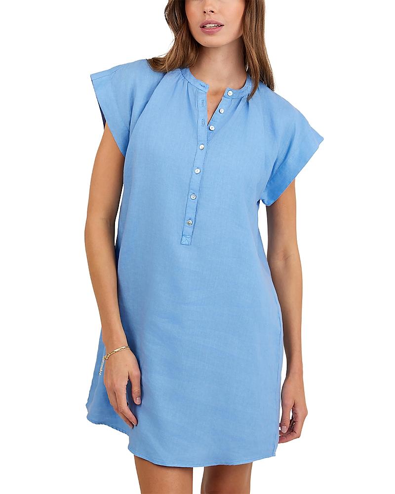 white linen strappy dress White linen strap dress with pockets