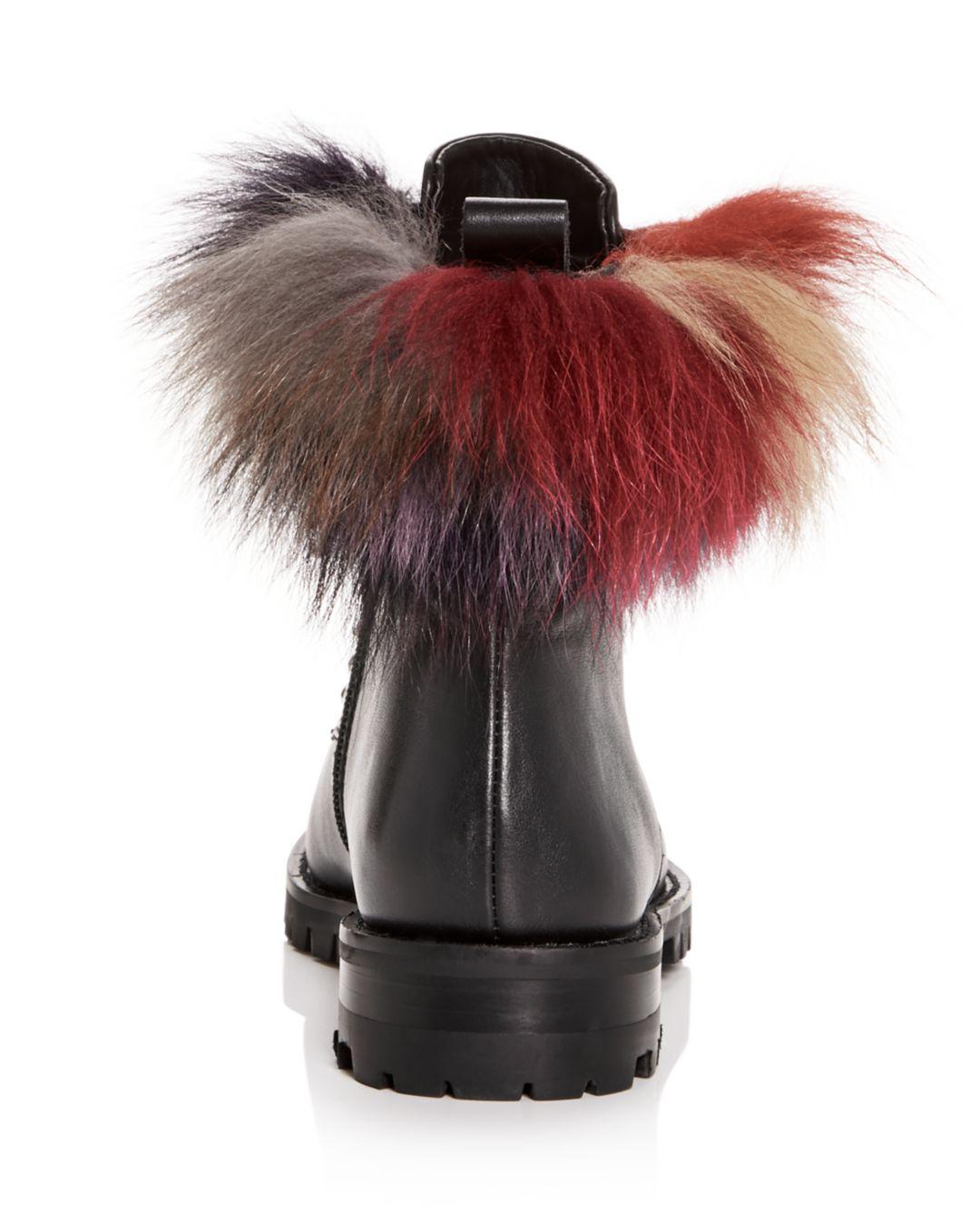 rebecca minkoff jaylin fur bootie