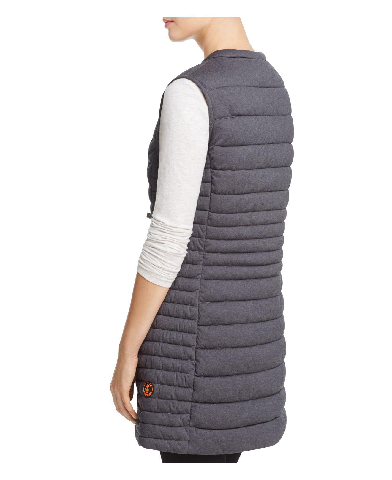 Save the duck long puffer vest Clearance