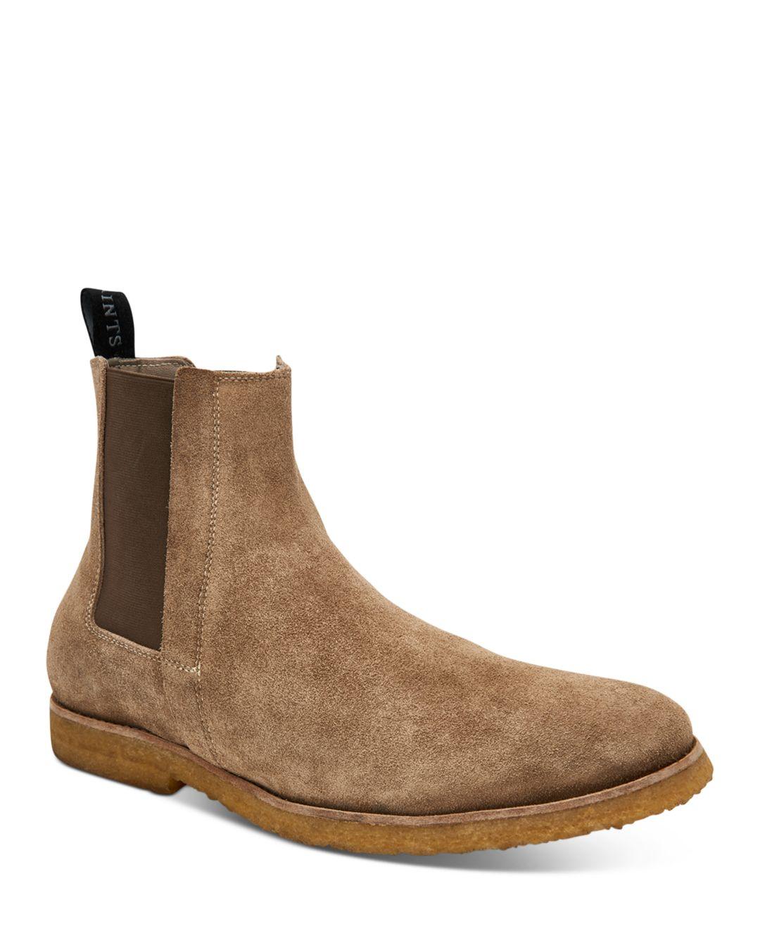 all saints suede boots