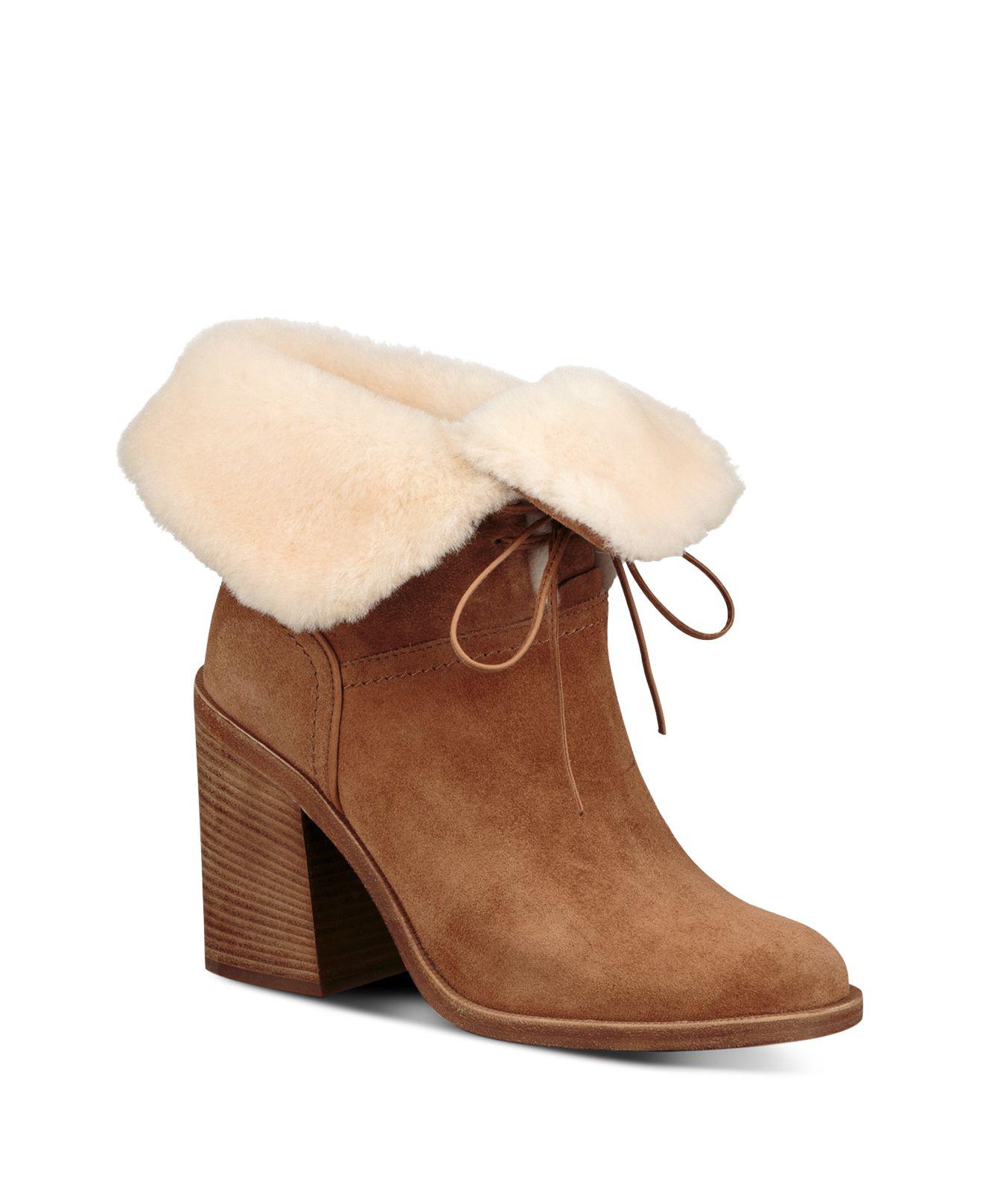 ugg heeled booties