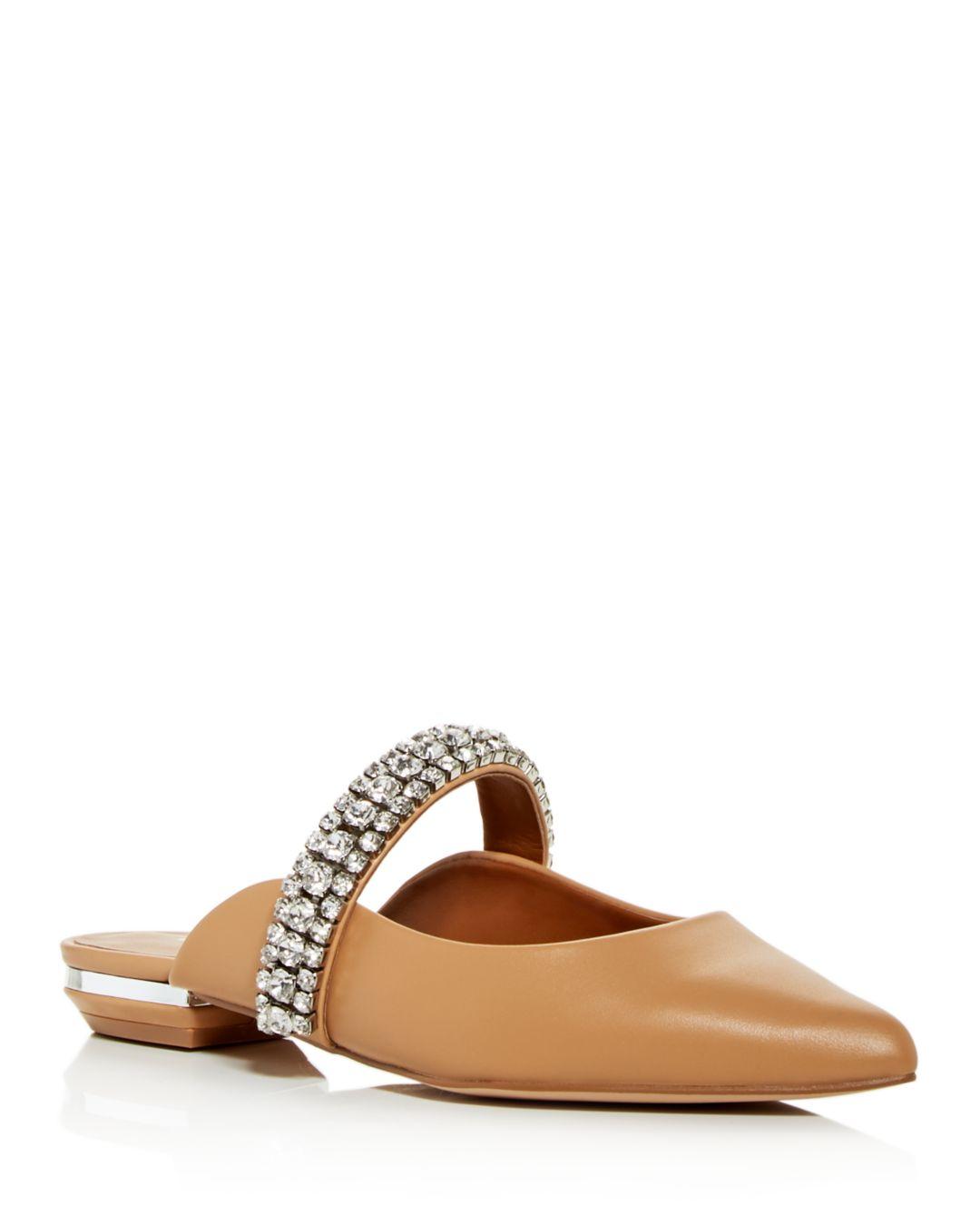 princely crystal embellished mule