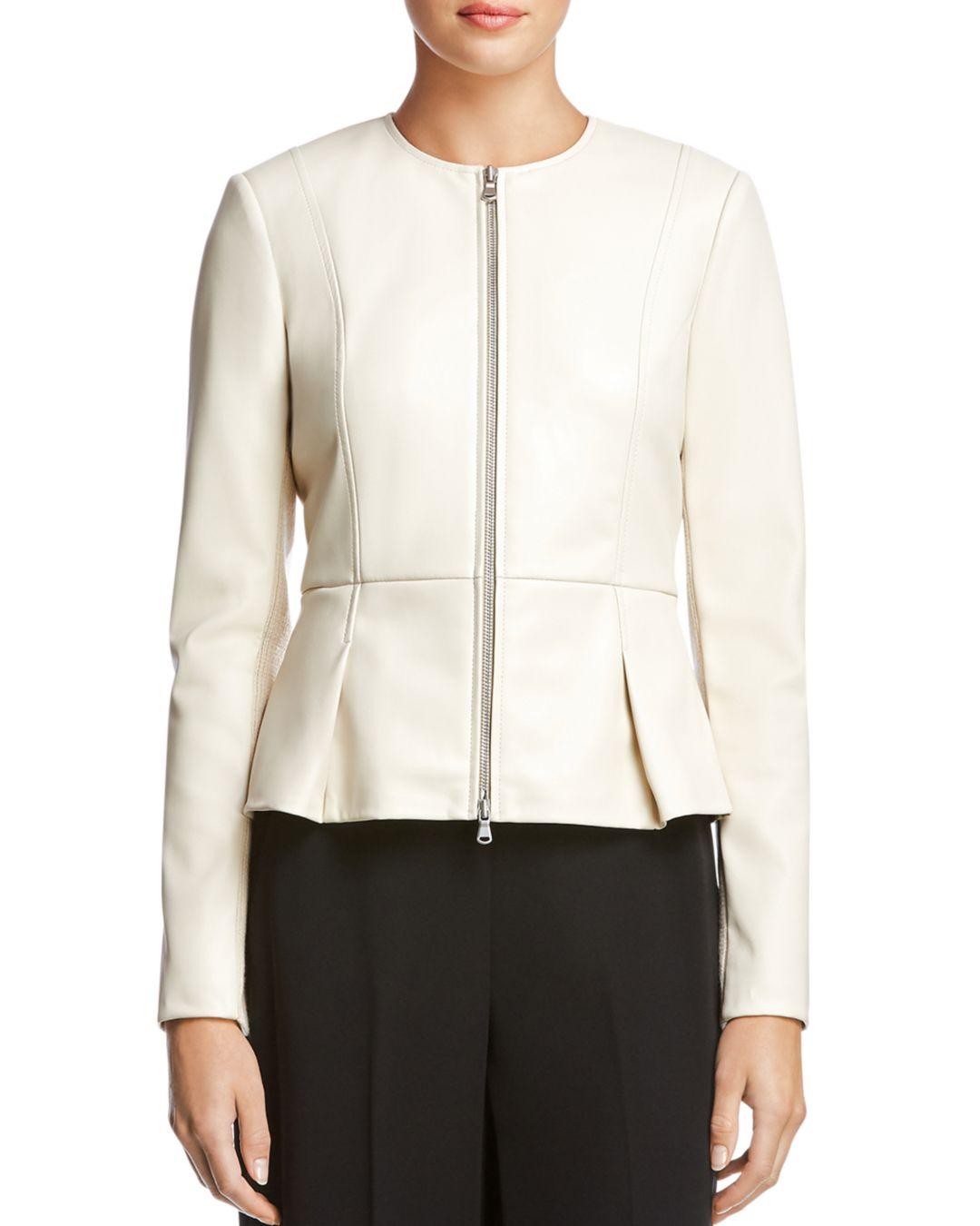 Bailey 44 Avery Faux Leather Jacket in White - Save 60% - Lyst