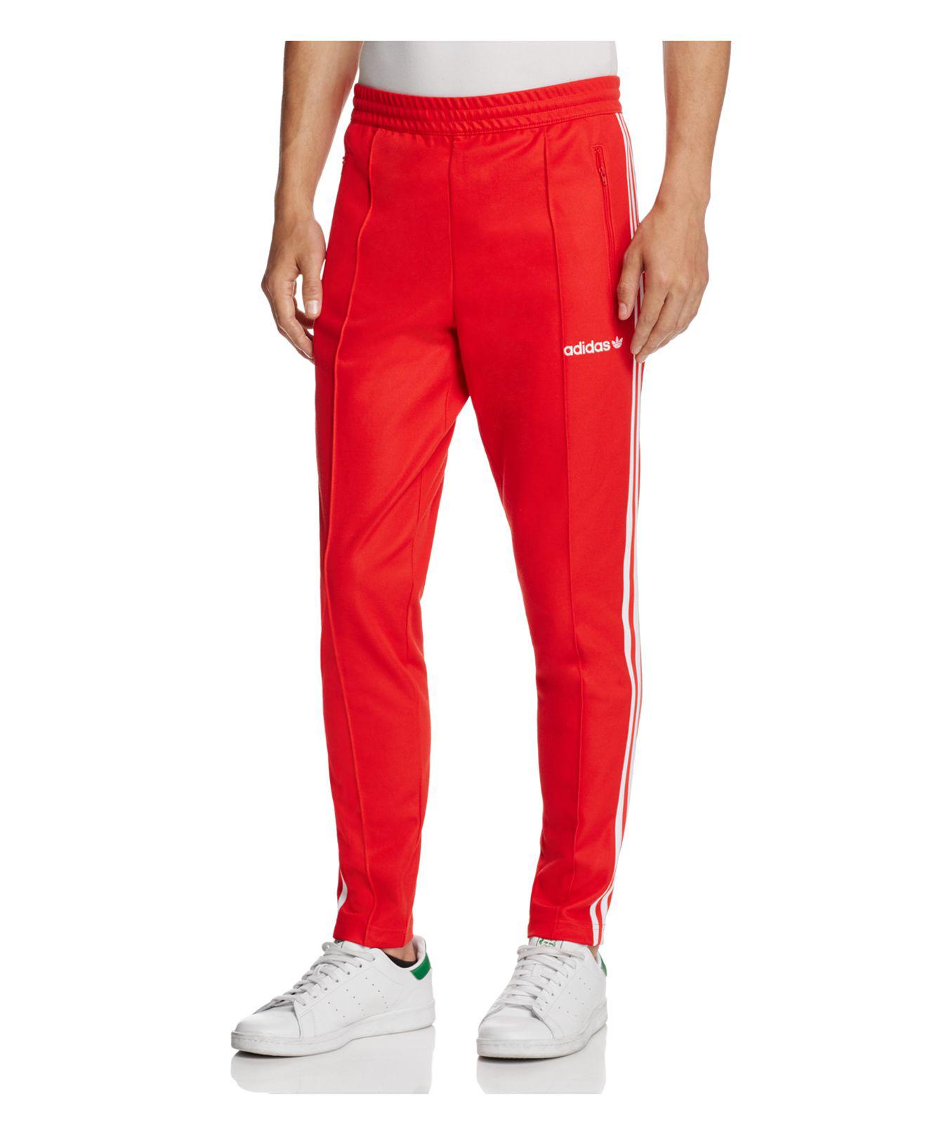 adidas side stripe track pants