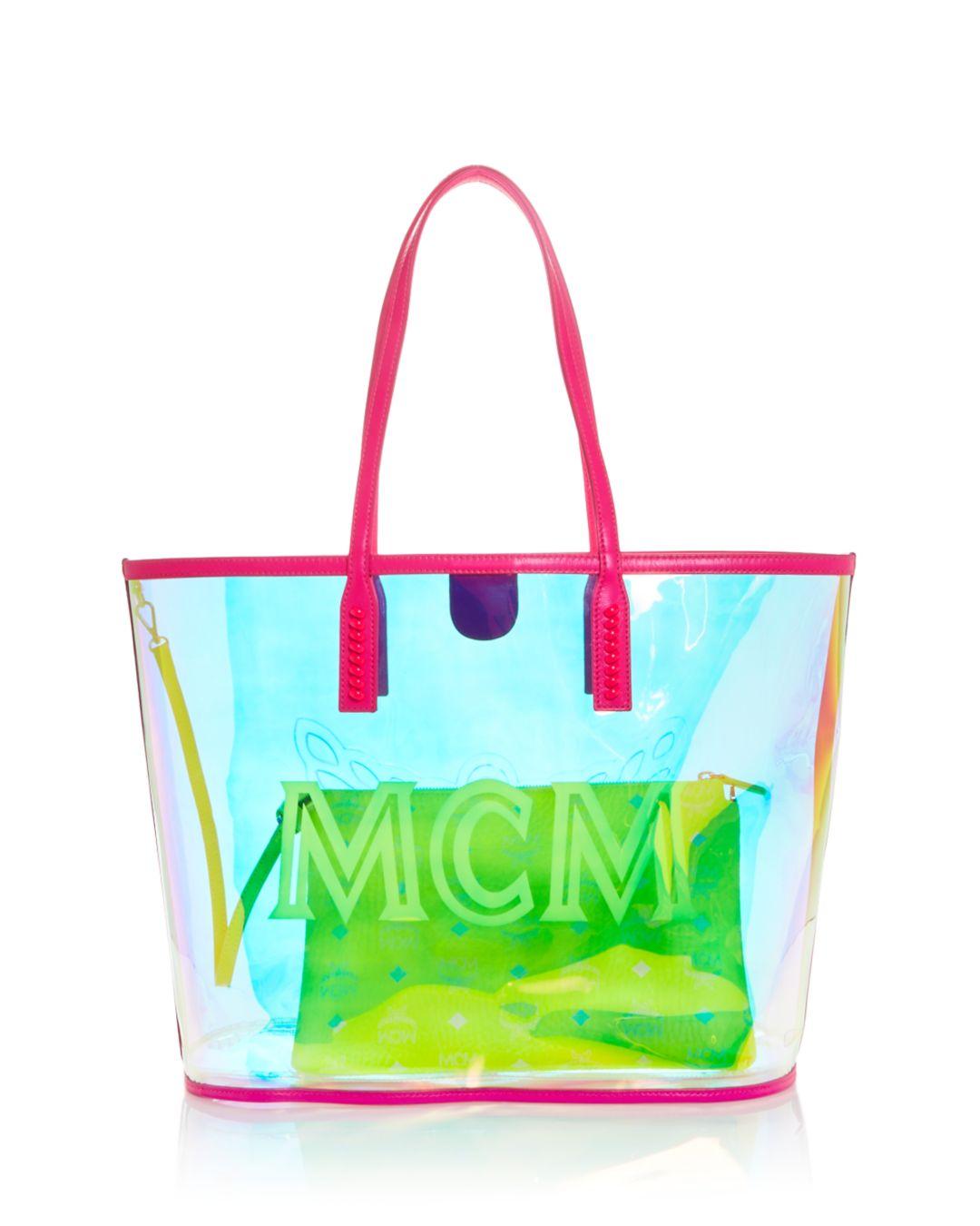 iridescent beach bag